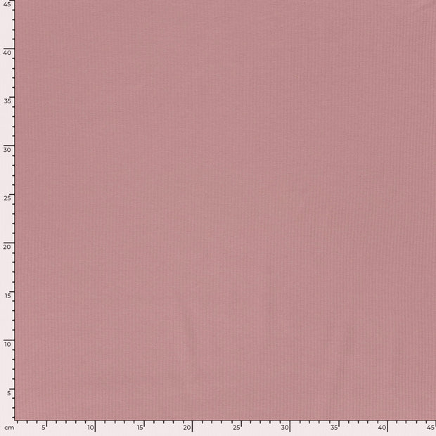 Rib Jersey fabric Unicolour Light Mauve