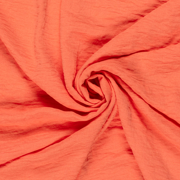 Woven Polyester fabric Unicolour Coral