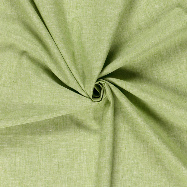 Chambré fabric Lime Green 