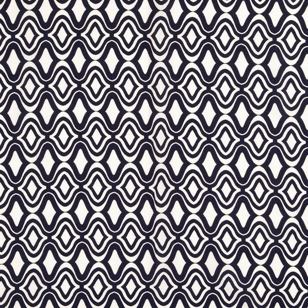 Viscose Poplin fabric Navy