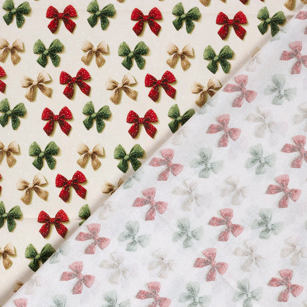 Cotton Poplin fabric Christmas digital printed 