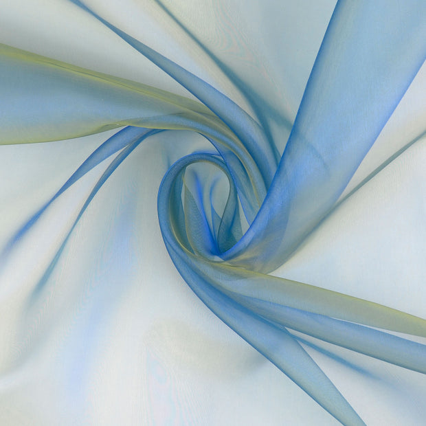 Organza tissu Bleu bébé 