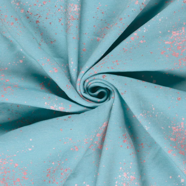 Jogging fabric Dark Mint digital printed 