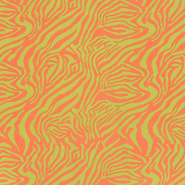 Cotton Satin fabric Lime Green matte 