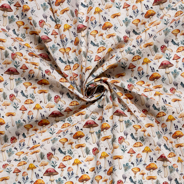 Cotton Poplin fabric Off White 