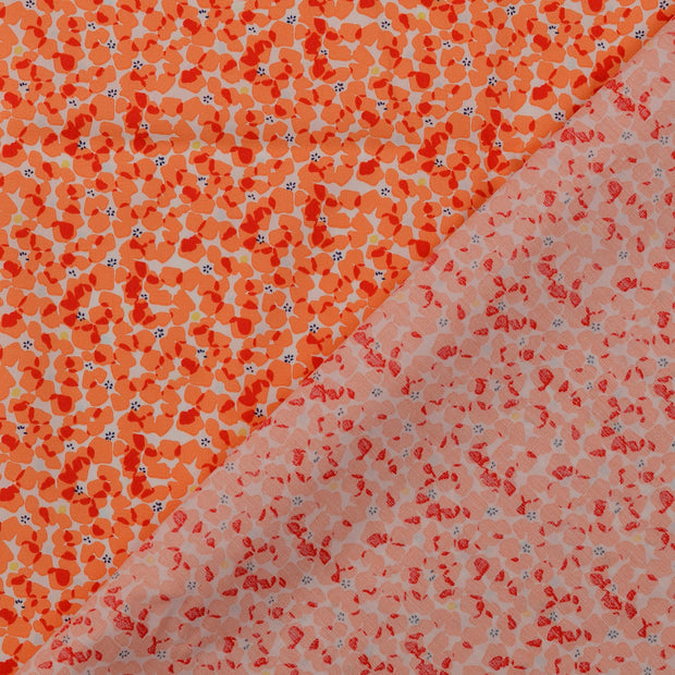  fabric Orange printed 