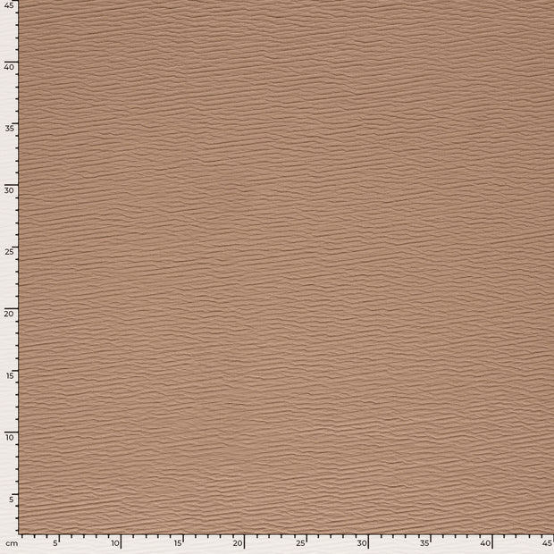 Gebreid stof Effen Beige