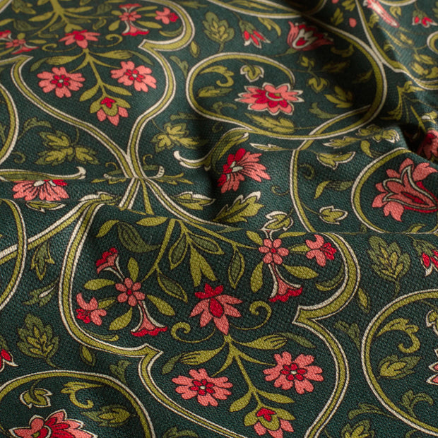 Panama fabric Ornaments Petrol
