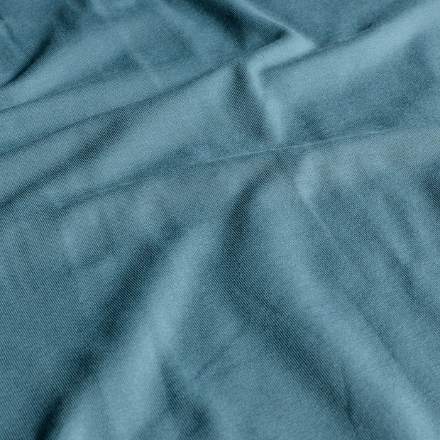 Cotton Jersey GOTS organic fabric Unicolour Indigo