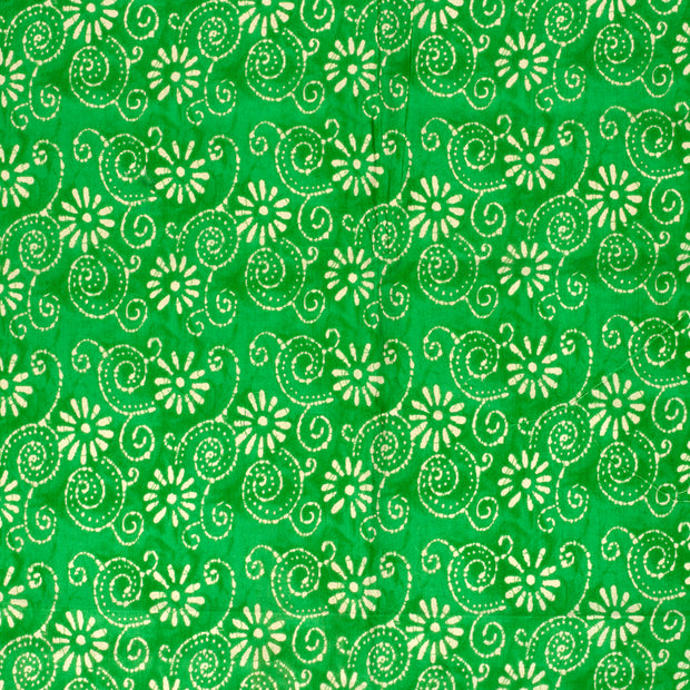 Voile fabric Lime Green 