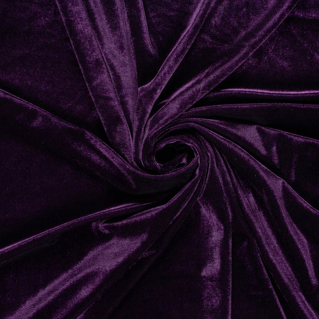 Velvet fabric Carbon 
