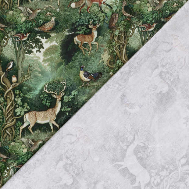 Panama fabric Animals digital printed 