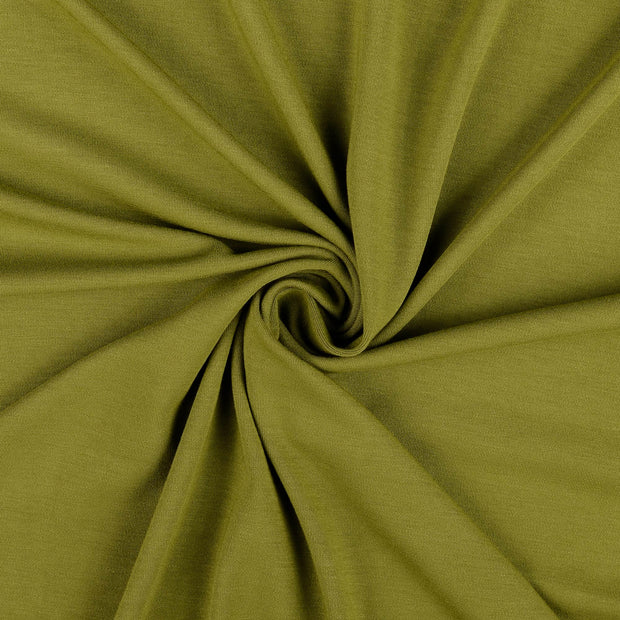 Viscose Jersey fabric Olive Green 