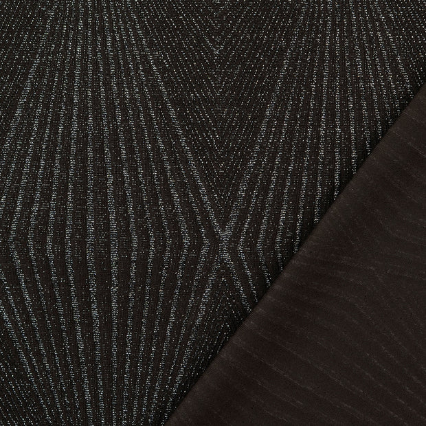 Jersey fabric Silver Lurex 