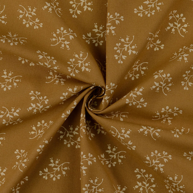 Baumwolle Popeline fabrik Beige 
