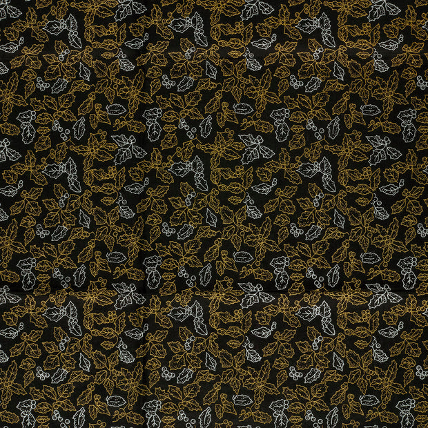 Cotton Poplin fabric Black 