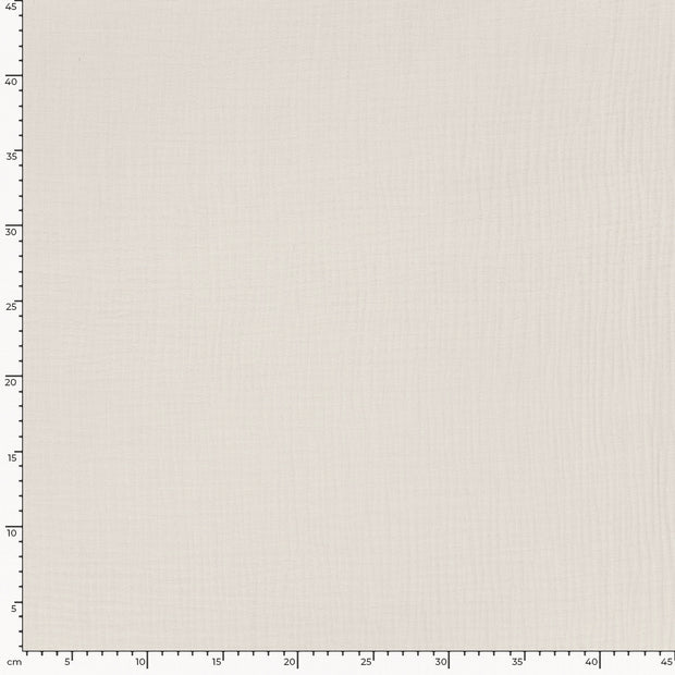 Muslin fabric Unicolour Light Grey
