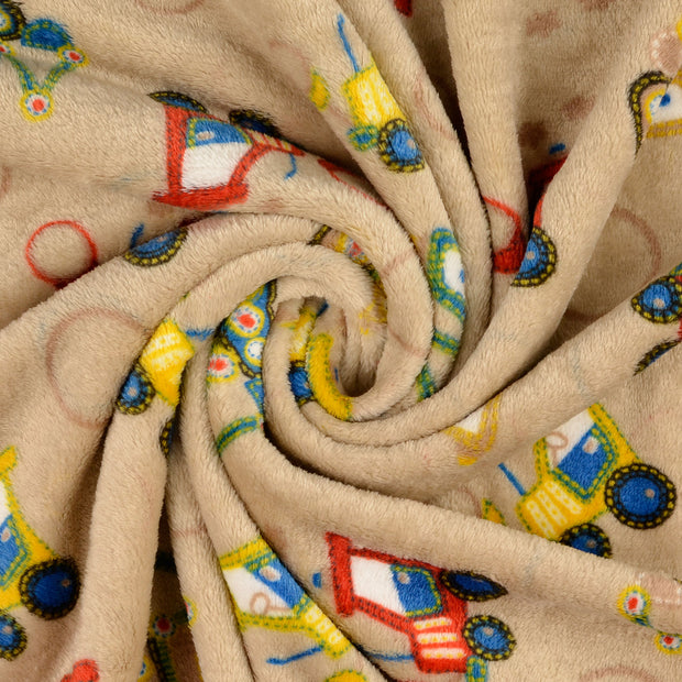  fabric Brown printed 