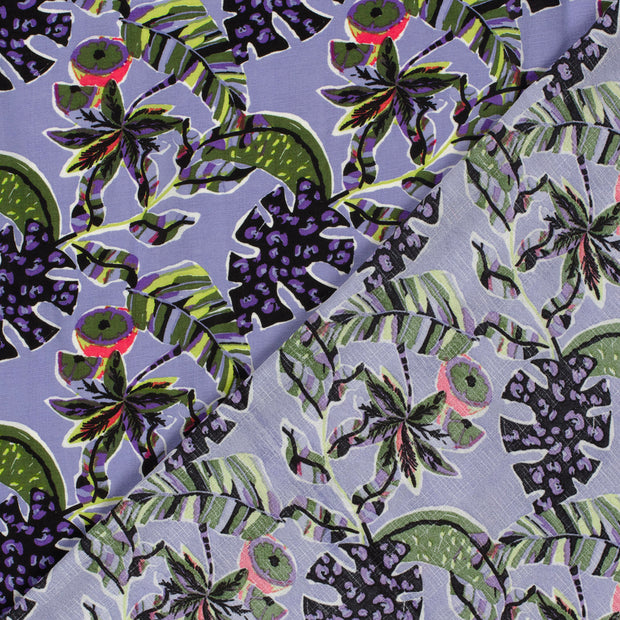 Polyester Bubble fabric Leaves 