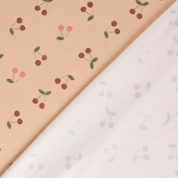 Jerséis tela Cerezas estampado 