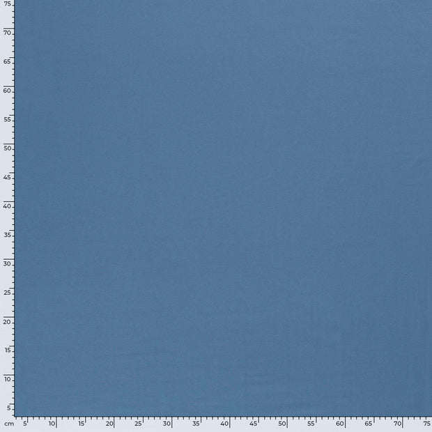 French Terry fabrik Uni Indigoblau