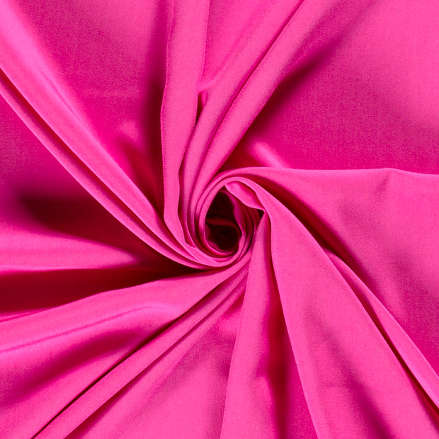 Bamboo Poplin fabric Unicolour Fuchsia