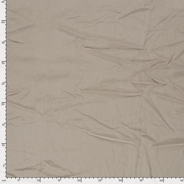 Viscose Poplin fabrik Uni Beige