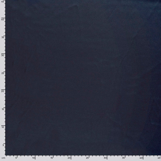 Satin fabric Unicolour Navy