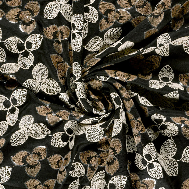 Twill fabric Black 