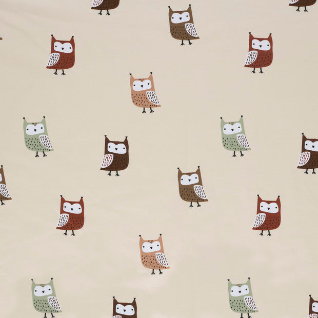 French Terry stof Beige mat 