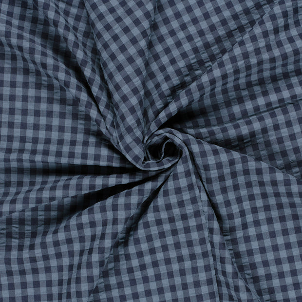 Seersucker fabric Navy Seersucker 