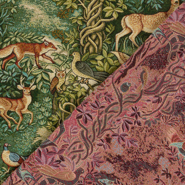 Gobelin fabric Deer jacquard 
