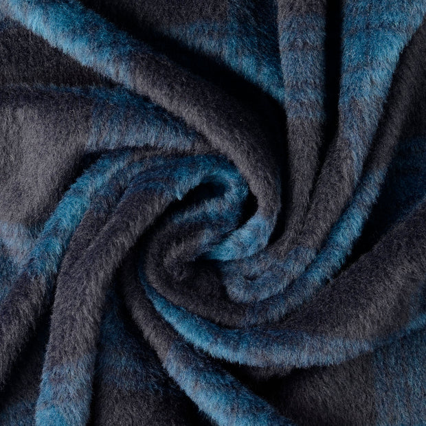 Mantel Wool Touch fabrik Marine 