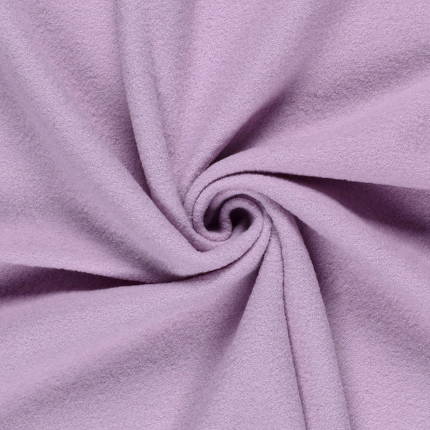 Wool Boucle fabric Lila 