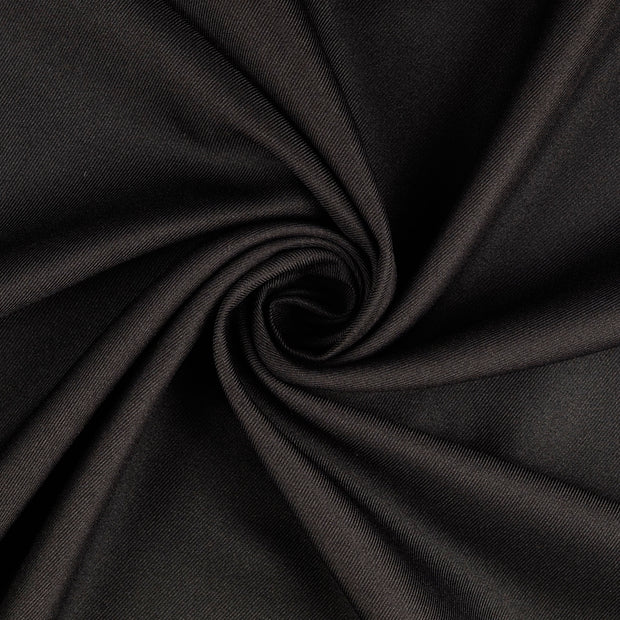 Gabardine fabric Black 