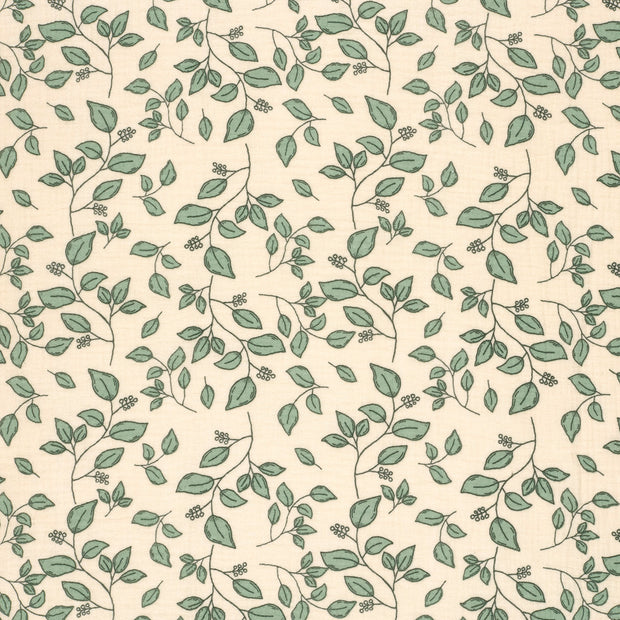 Muslin fabric Beige matte 