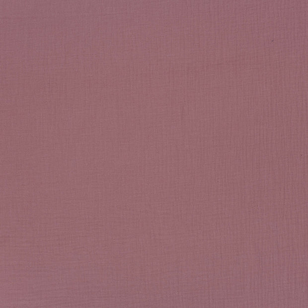 Musselin GOTS organisch fabrik Mauve matt 