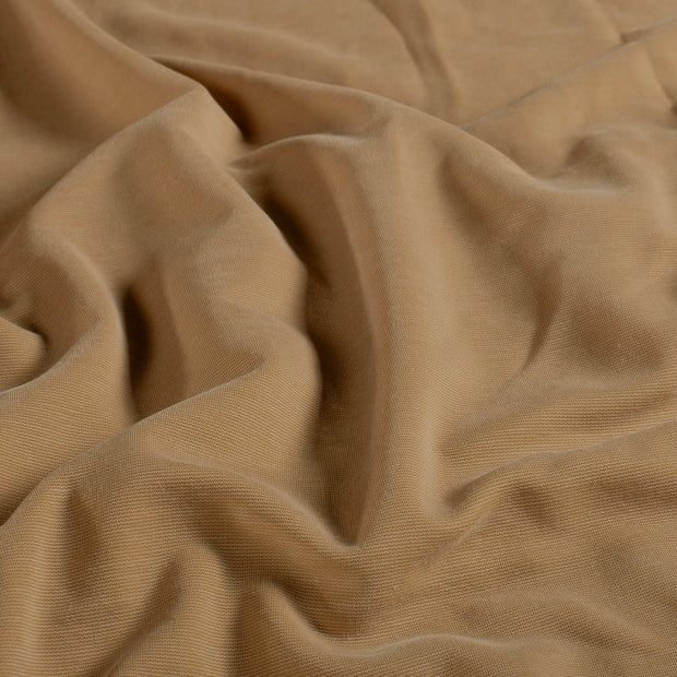 Jersey fabric Unicolour Oker