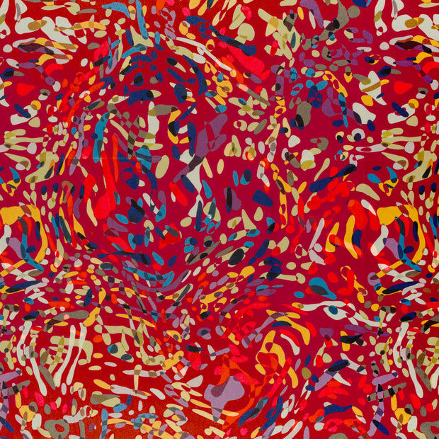 Satin fabric Bordeaux slightly shiny 