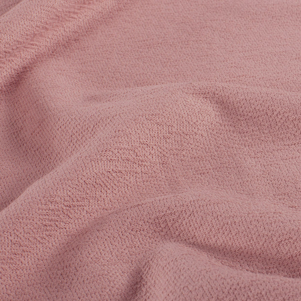Terry Crepe fabric Unicolour Light Mauve