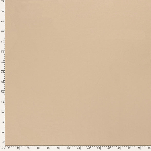 French Terry fabrik Uni Beige