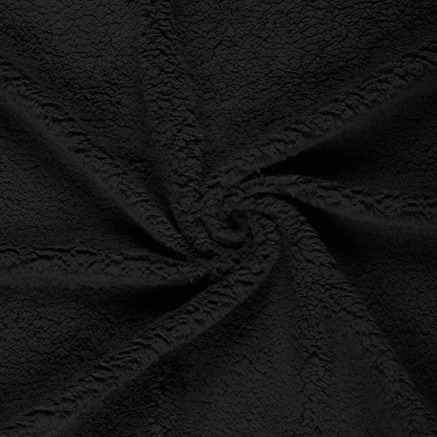 Fake Fur fabric Black 