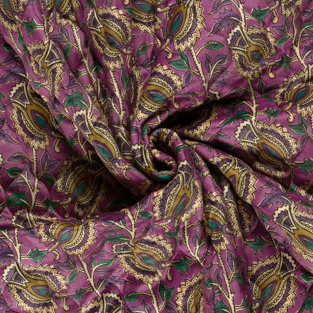 Velvet fabric printed 