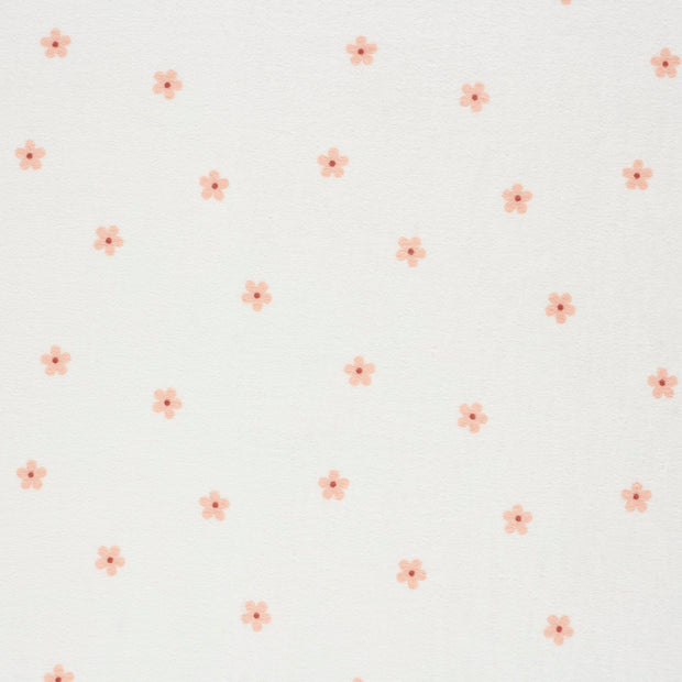 Stretch terry fabric Off White matte 