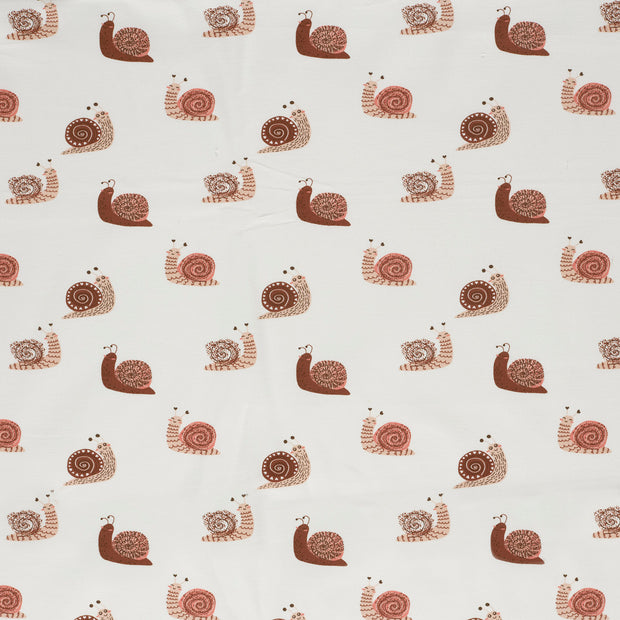 French Terry fabric Off White matte 