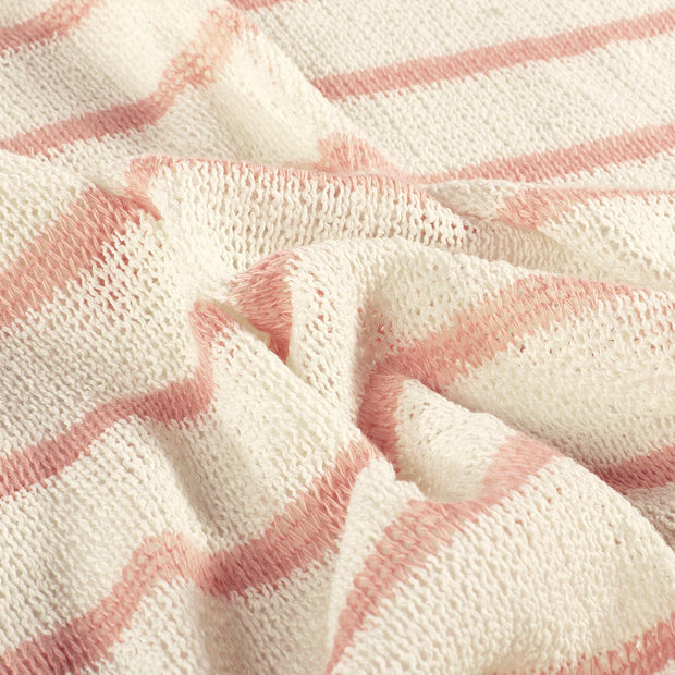 Jacquard fabric Stripes Pink
