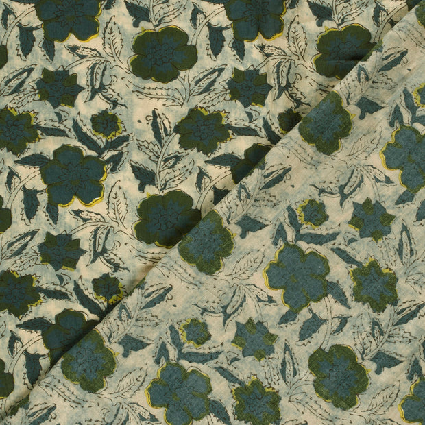 Voile fabric Abstract printed 