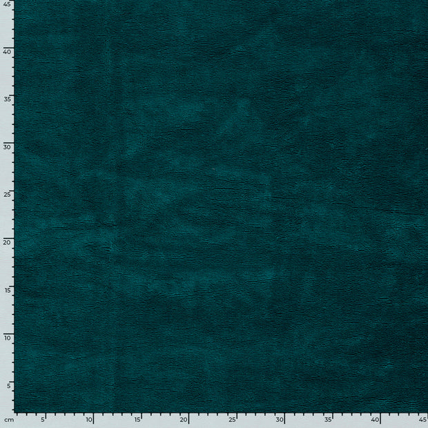 Bamboo Fleece fabric Unicolour Petrol