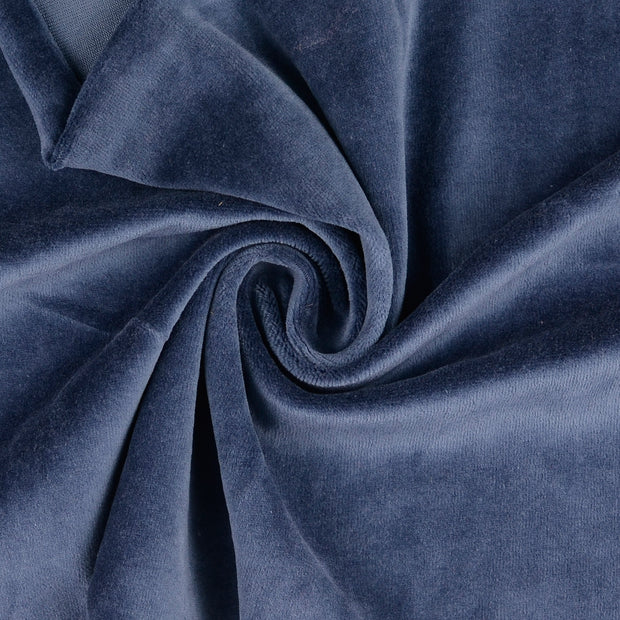 Velours fabric Navy 