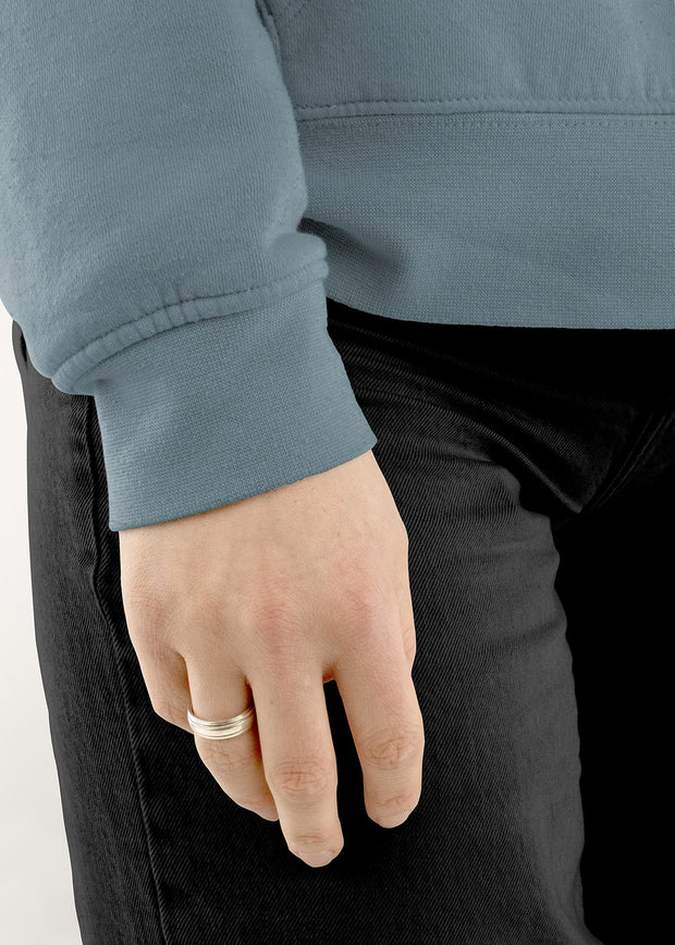 Cuff fabric Steel Blue 